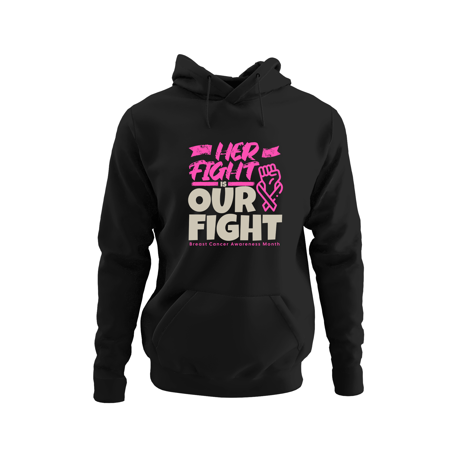 Alfaq Breast Cancer - Our Fight Hoodie